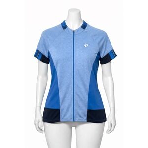Pearl Izumi Select Cycling Jersey Women's Medium Blue Full Zip Bike Shirt
